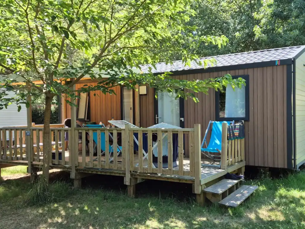 mobil home modulo 2 chambres au camping montet doleron